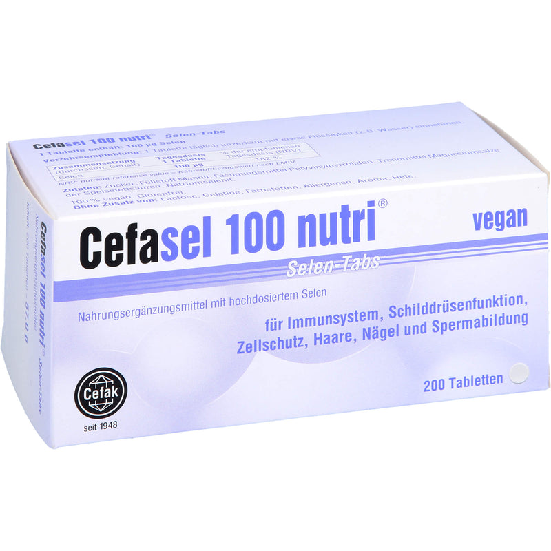 CEFASEL 100 NUTRI SELEN TA 200 St