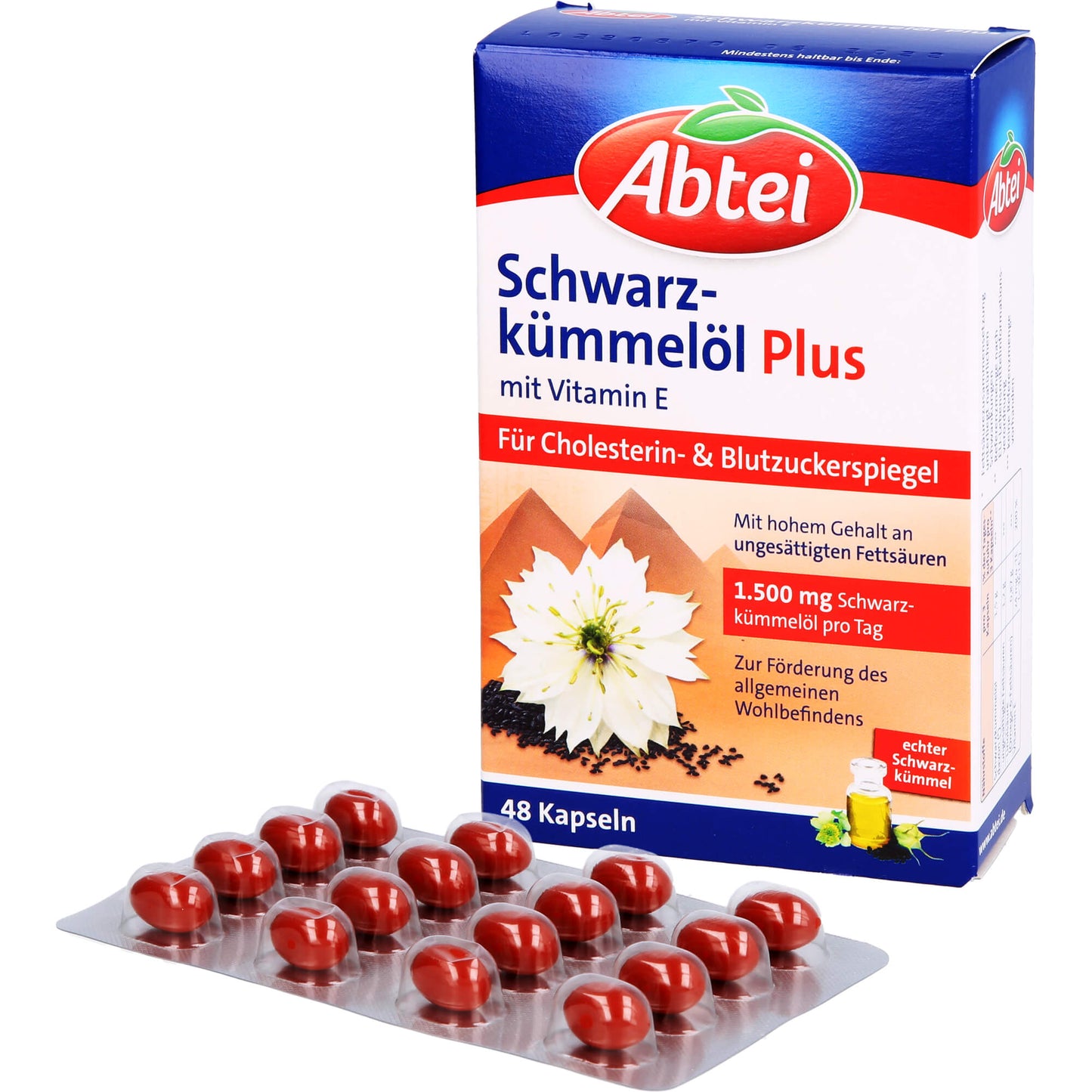 ABTEI Schwarzkümmelöl Plus Kapseln 48 St