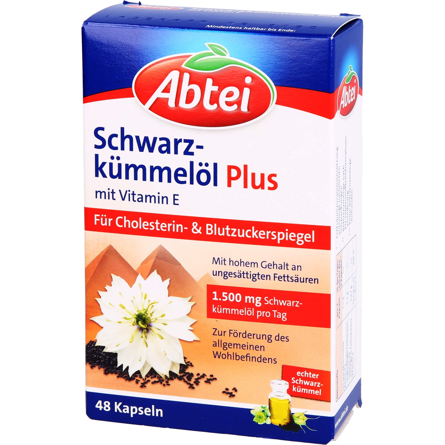 ABTEI Schwarzkümmelöl Plus Kapseln 48 St