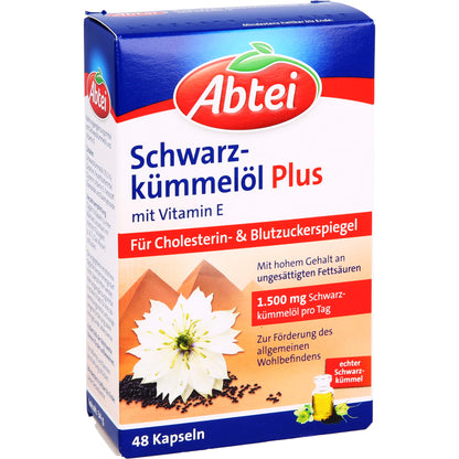 ABTEI Schwarzkümmelöl Plus Kapseln 48 St