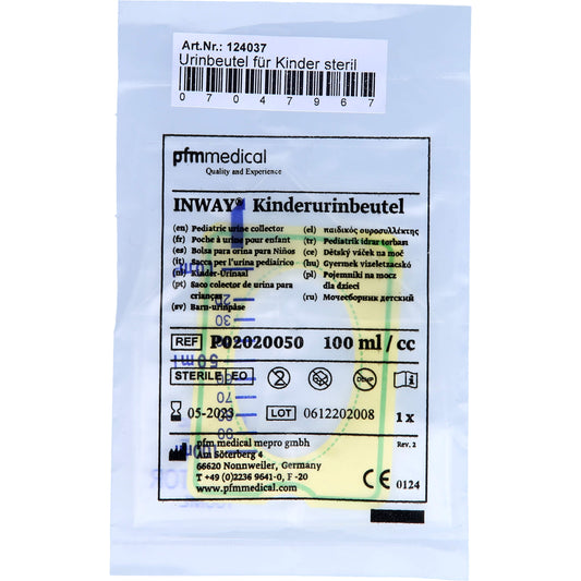 URINBEUTEL steril f.Kinder 100 ml 1 St
