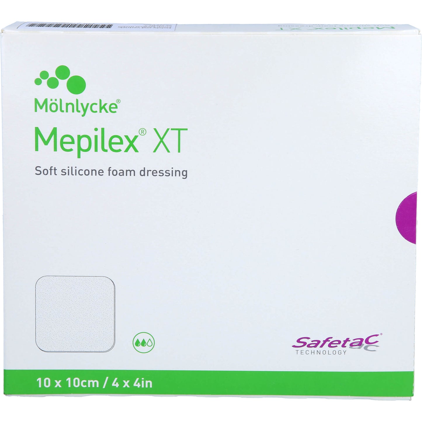 MEPILEX XT 10x10 cm Schaumverband 5 St
