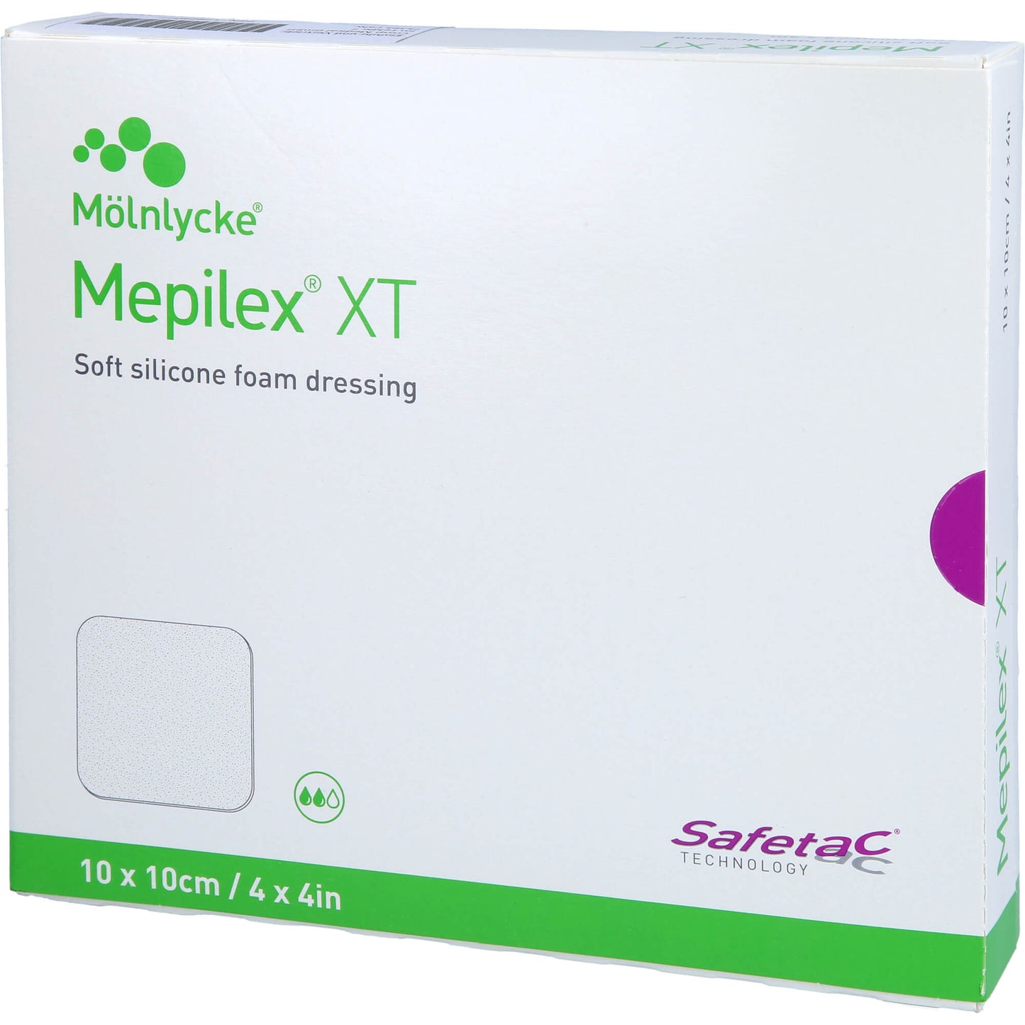 MEPILEX XT 10x10 cm Schaumverband 5 St