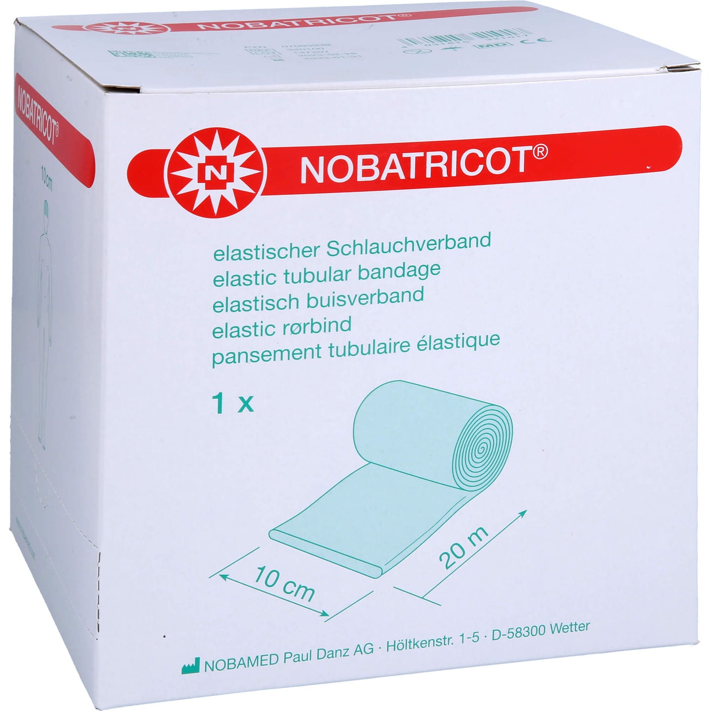 NOBATRICOT Schlauchverband 10 cmx20 m 1 St