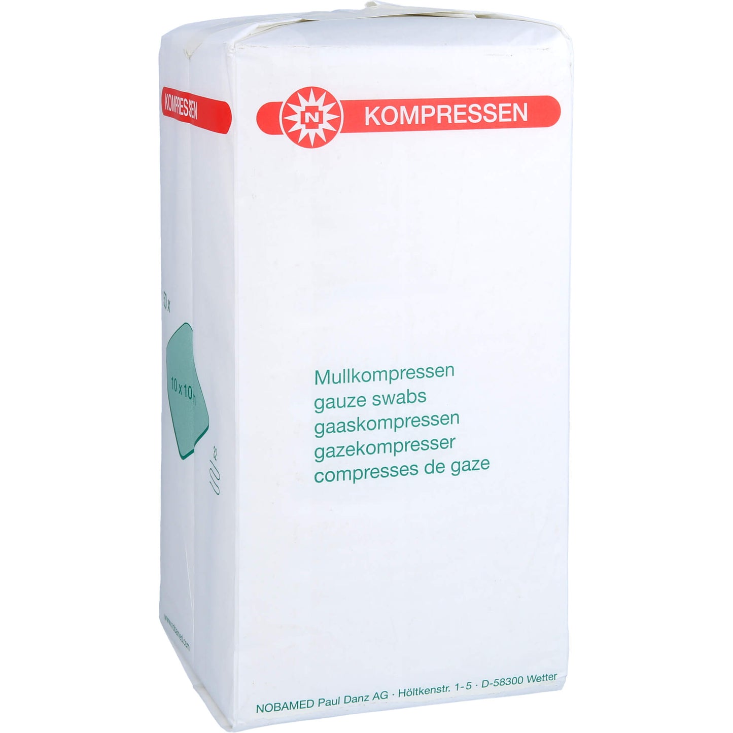 MULLKOMPRESSEN 10x10 cm unsteril 32fach 50 St