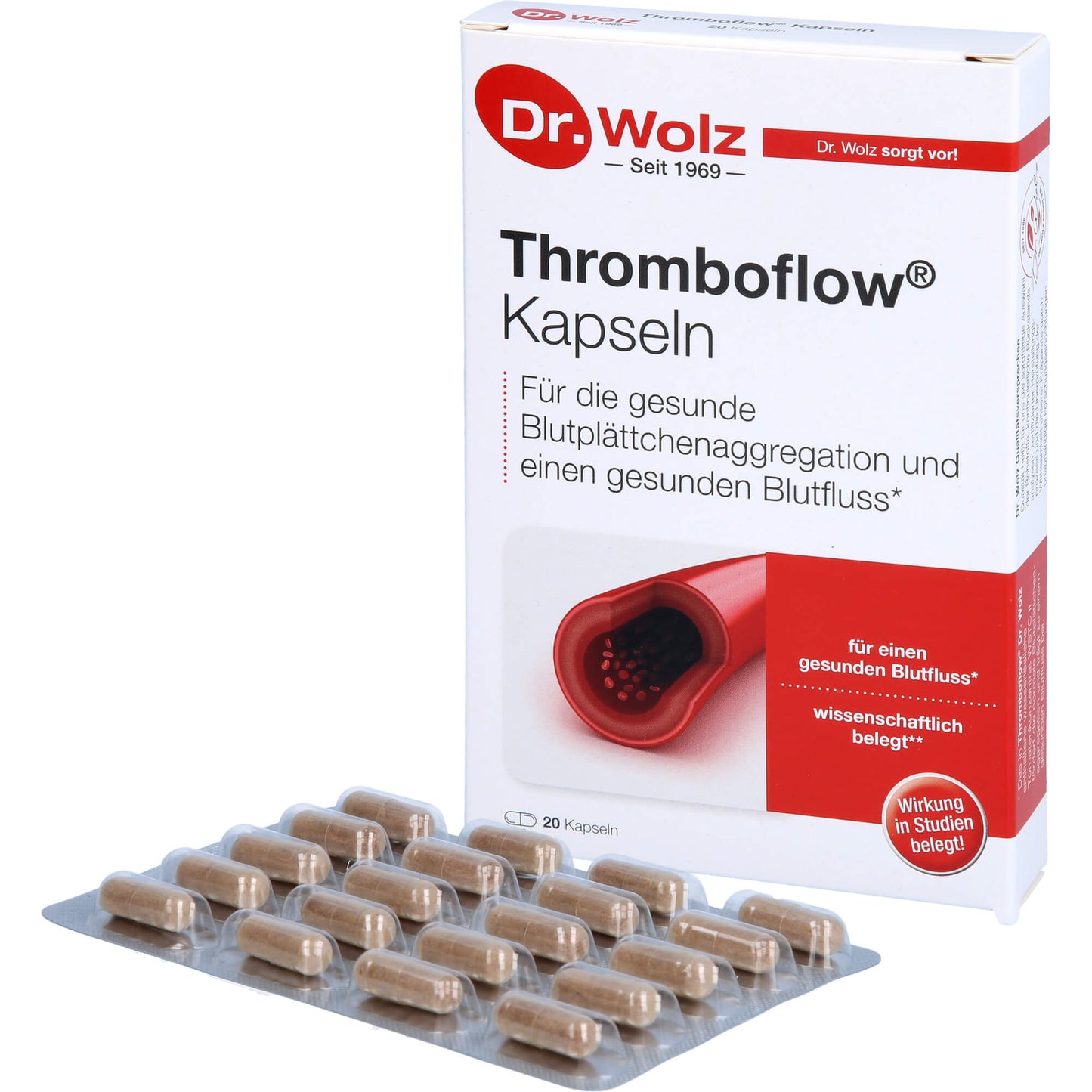 THROMBOFLOW Kapseln Dr.Wolz 20 St