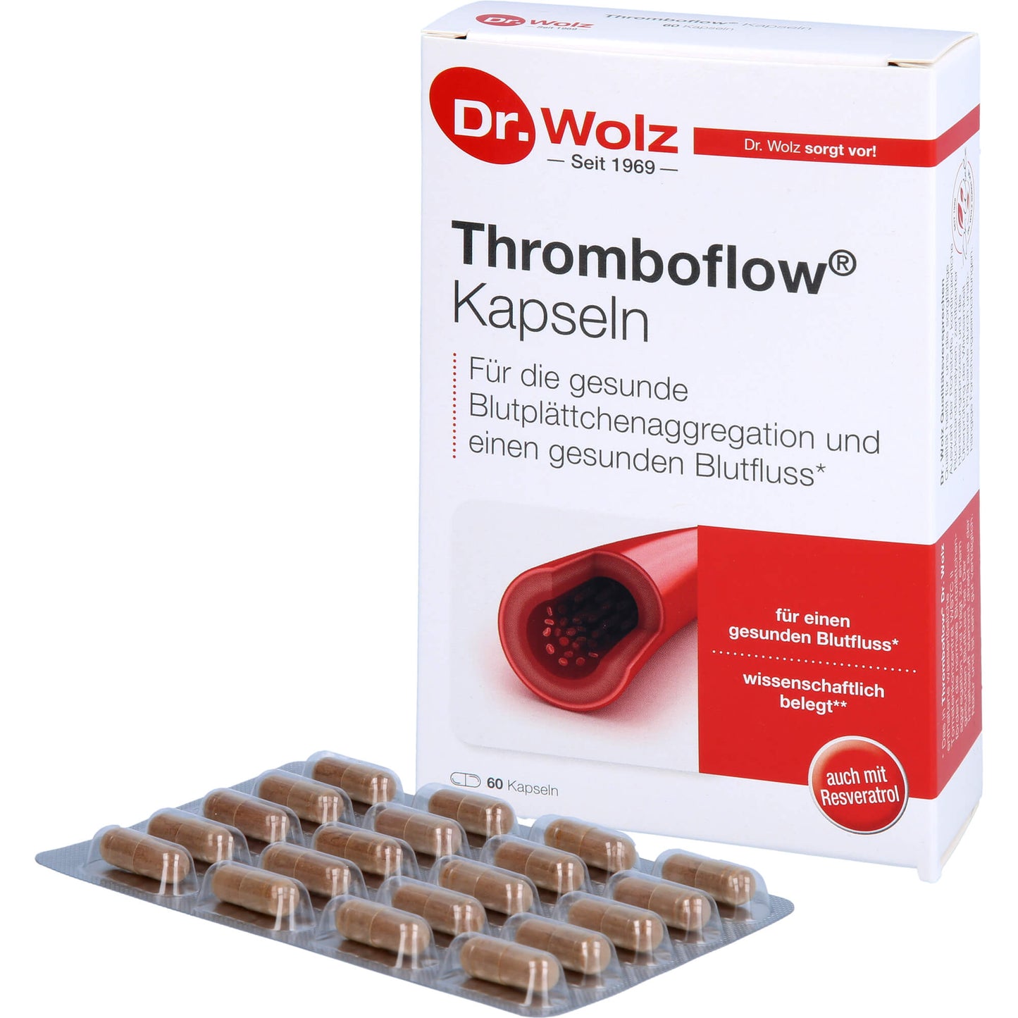 THROMBOFLOW Kapseln Dr.Wolz 60 St