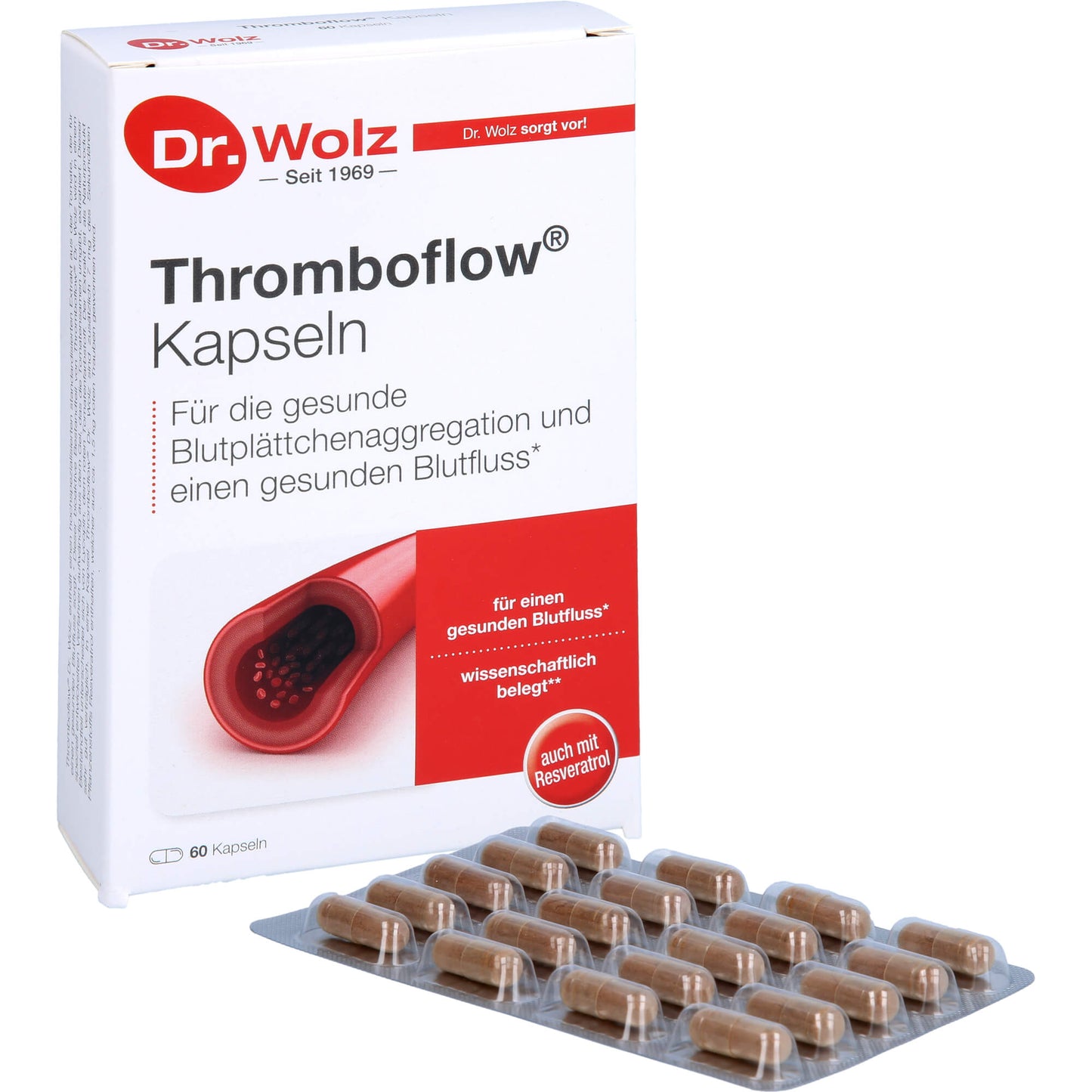 THROMBOFLOW Kapseln Dr.Wolz 60 St