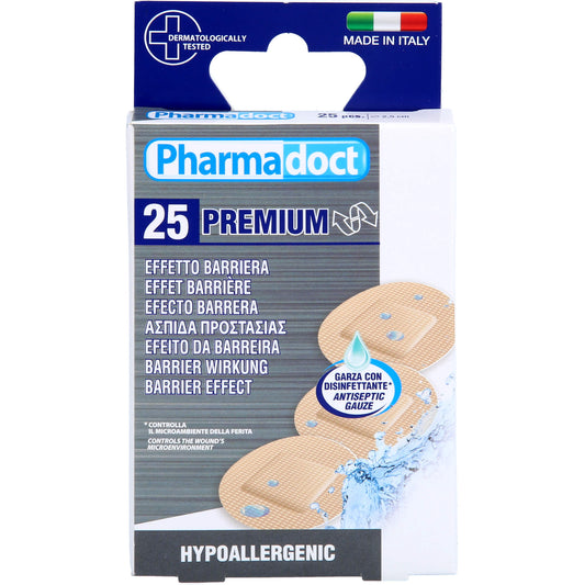 BLUTSTILLENDES Pflaster Mull 2,5 cm rund 25 St
