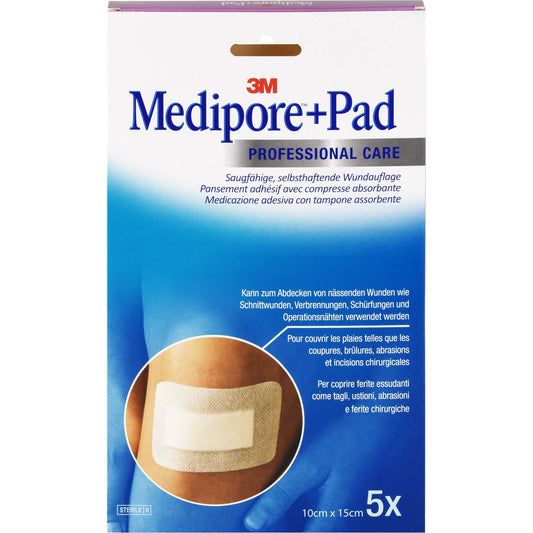 MEDIPORE+Pad steriler Wundverband 3569NP 10x15 cm 5 St