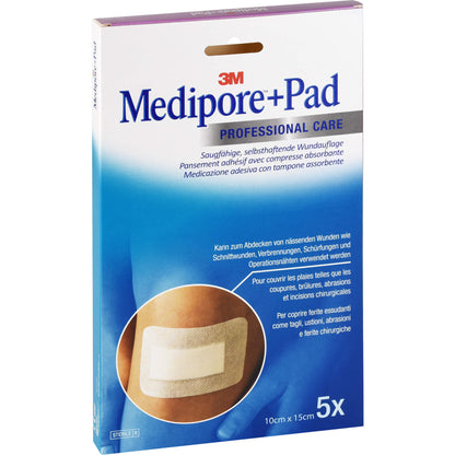 MEDIPORE+Pad steriler Wundverband 3569NP 10x15 cm 5 St