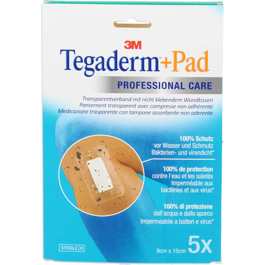TEGADERM Plus Pad 9x15 cm Fertigverb.3589NP 5 St