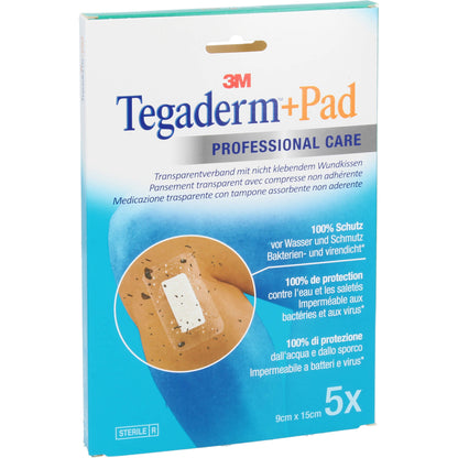 TEGADERM Plus Pad 9x15 cm Fertigverb.3589NP 5 St