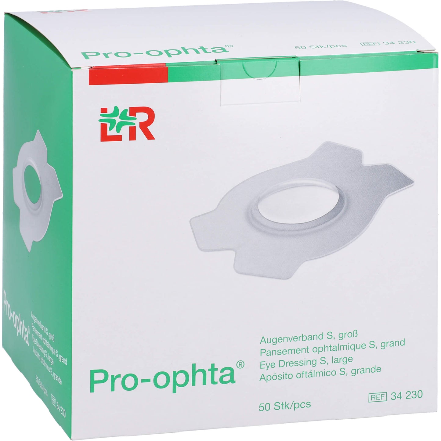PRO-OPHTA Augenverband S groß 50 St