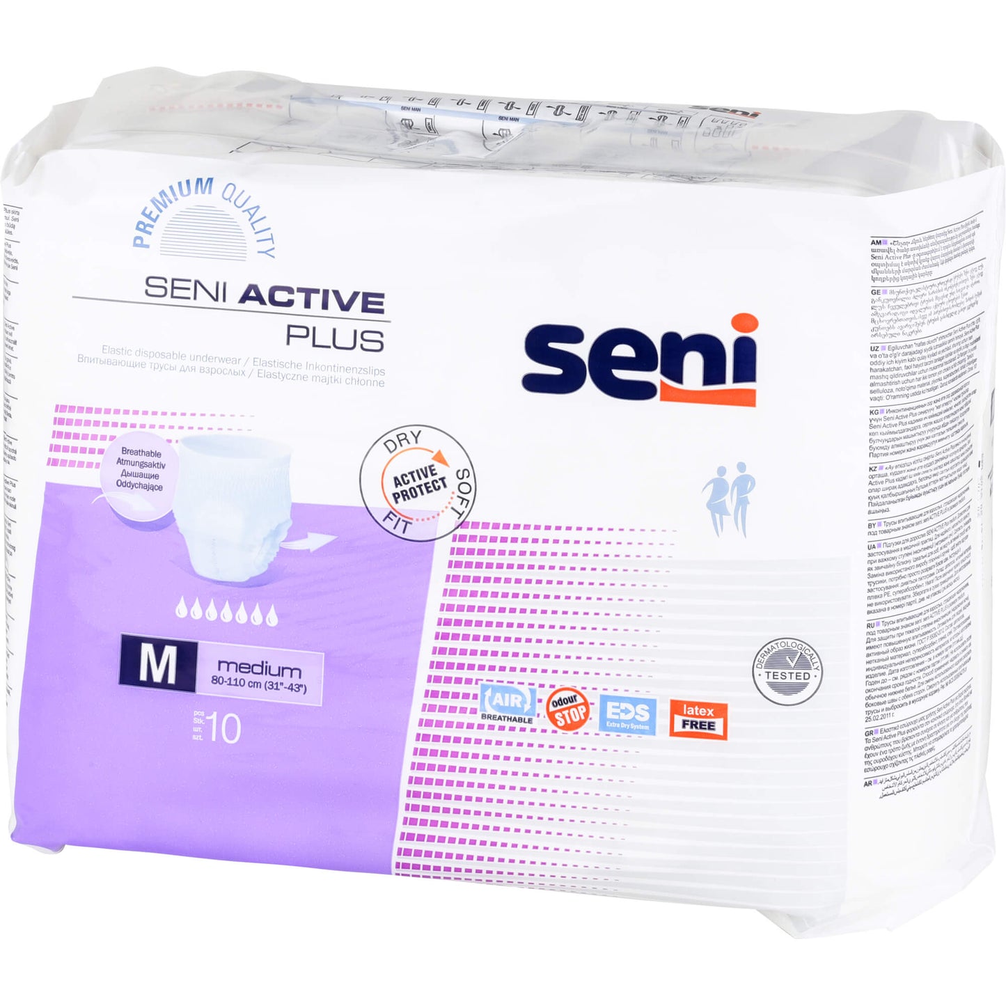 SENI Active Inkontinenzpants plus M 10 St