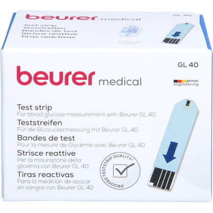 BEURER GL40 Blutzuckerteststreifen 50 St