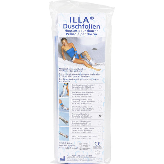 DUSCHFOLIEN Arm lang 80 cm 5 St