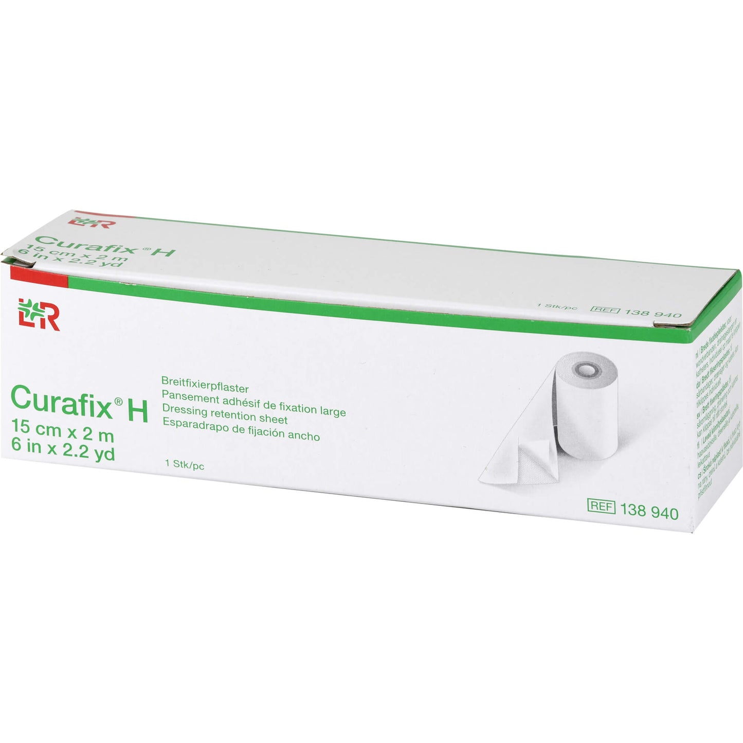 CURAFIX H Fixierpflaster 15 cmx2 m 1 St