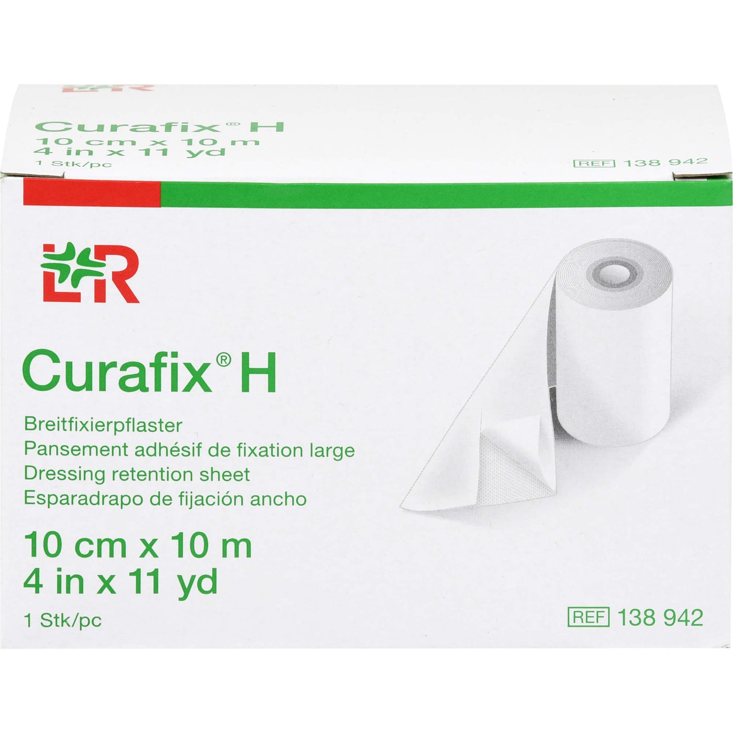 CURAFIX H Fixierpflaster 10 cmx10 m 1 St