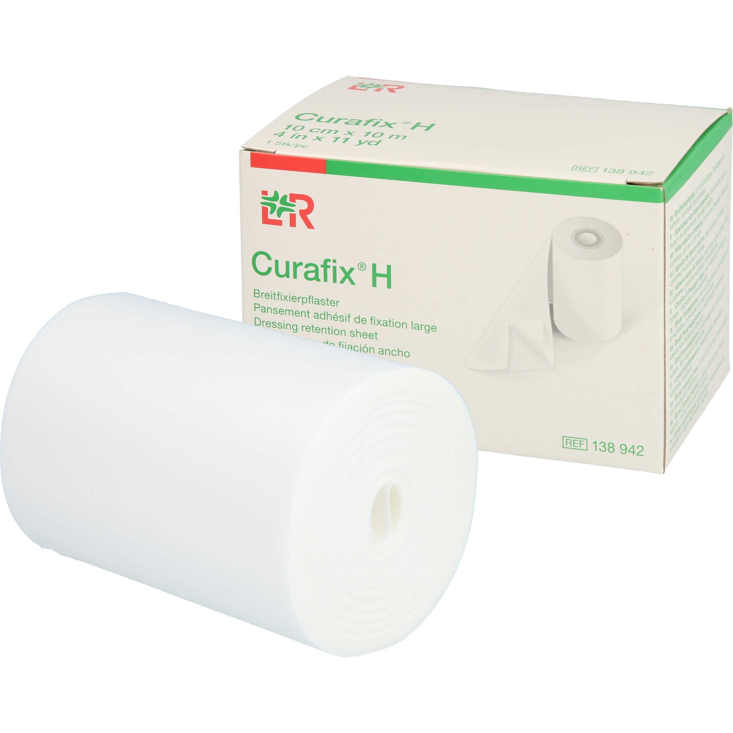 CURAFIX H Fixierpflaster 10 cmx10 m 1 St