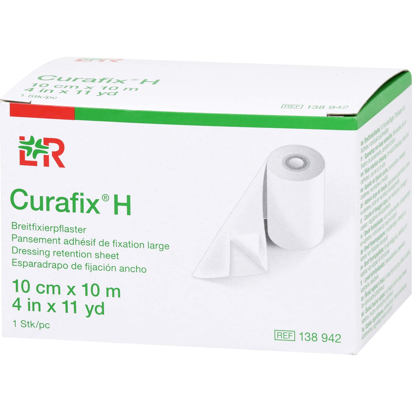 CURAFIX H Fixierpflaster 10 cmx10 m 1 St