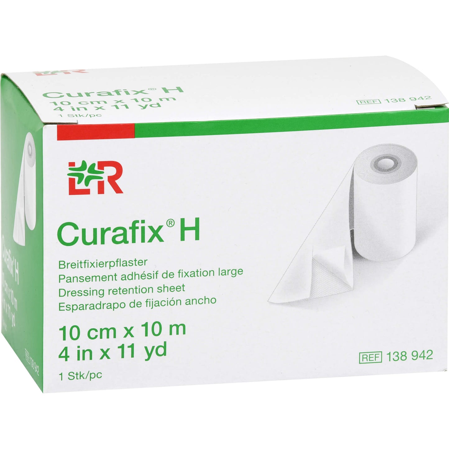 CURAFIX H Fixierpflaster 10 cmx10 m 1 St