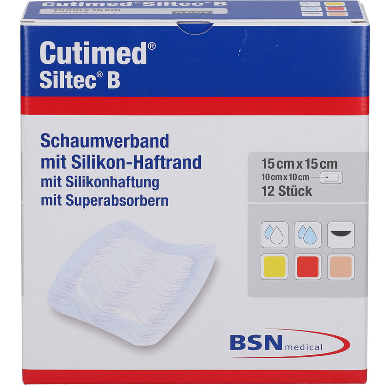 CUTIMED SILTEC B 15X15 12 St