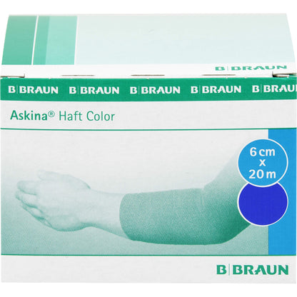 ASKINA Haftbinde Color 6 cmx20 m blau 1 St