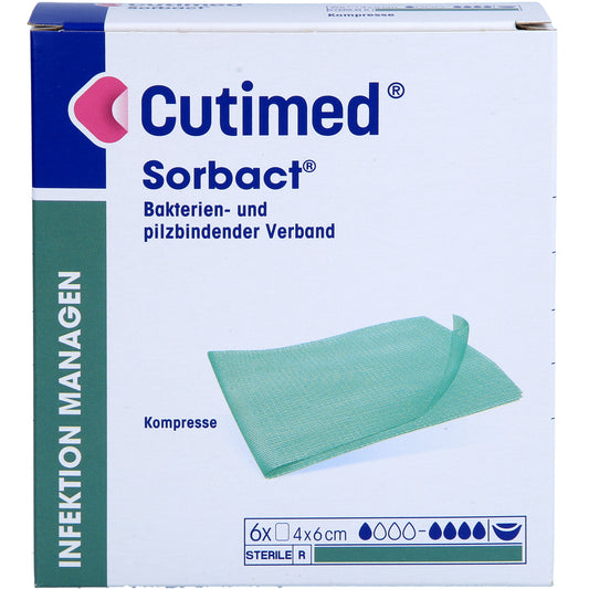 CUTIMED Sorbact Kompressen 4x6 cm 6 St