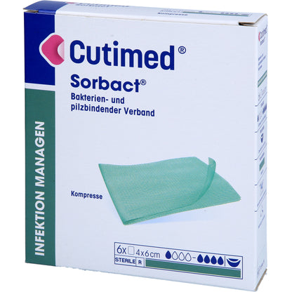 CUTIMED Sorbact Kompressen 4x6 cm 6 St