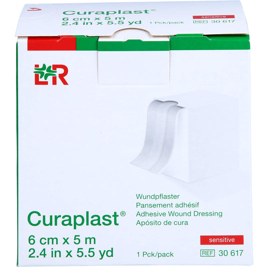CURAPLAST Wundschnellverb.sensitiv 6 cmx5 m 1 St