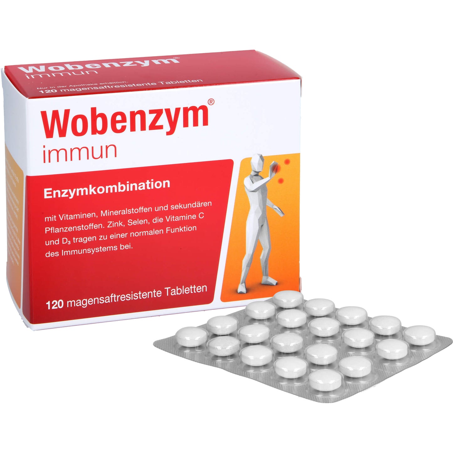 WOBENZYM immun magensaftresistente Tabletten 120 St