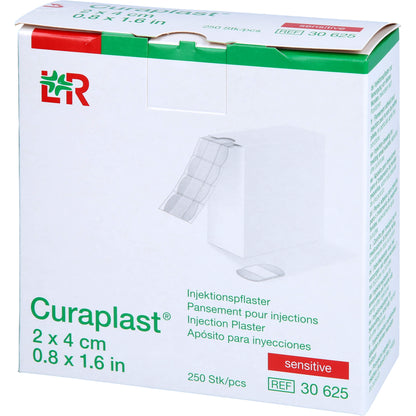 CURAPLAST Inj.-Pflaster sensitiv 2x4 cm 250 St