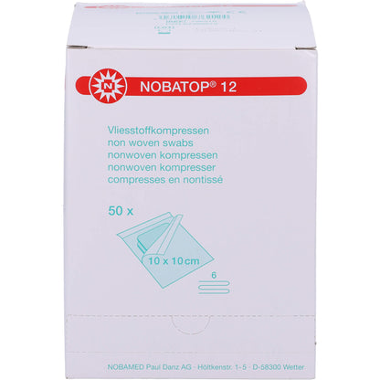 NOBATOP 12 Kompressen 10x10 cm steril 50X2 St
