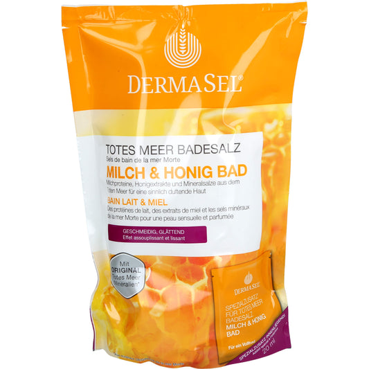 DERMASEL Totes Meer Badesalz+Milch&Honig SPA 1 P