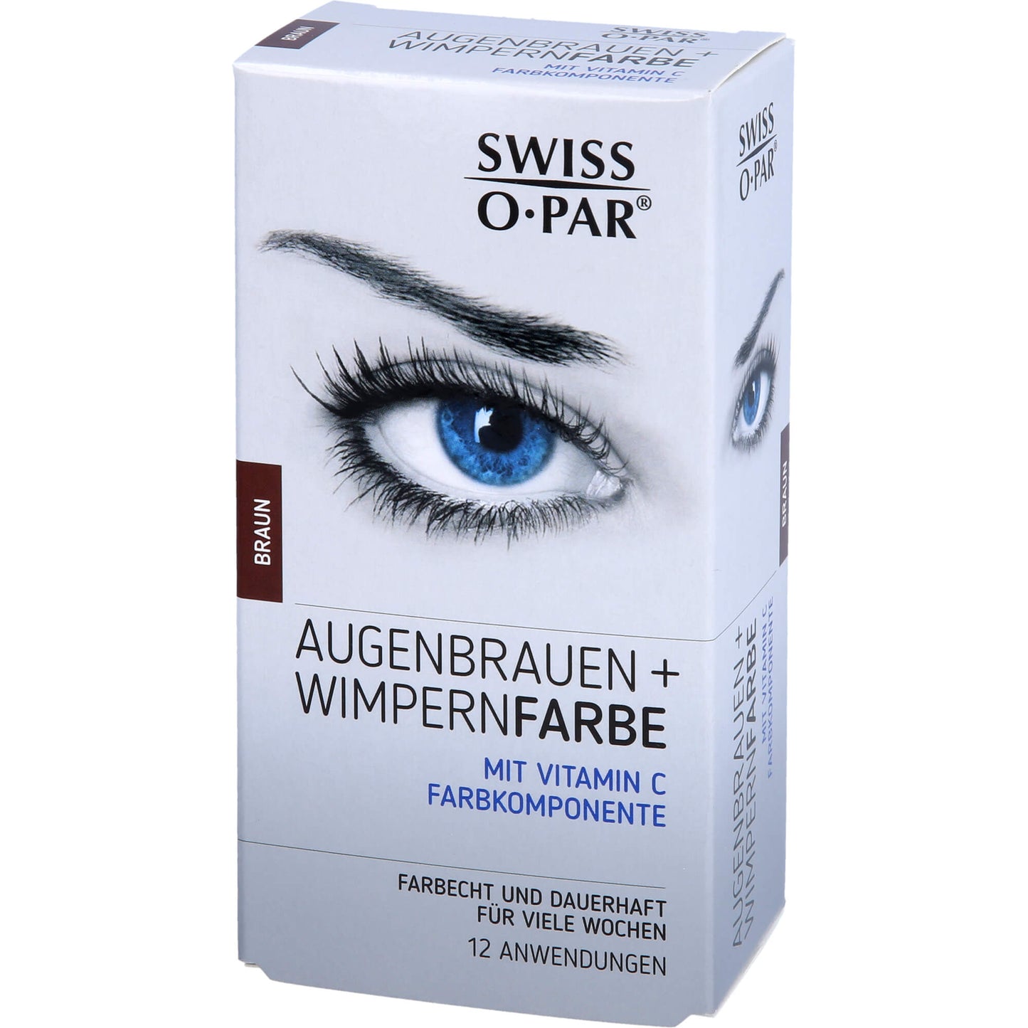AUGENBRAUEN+WIMPERNFARBE Set braun Swiss O-Par 1 P