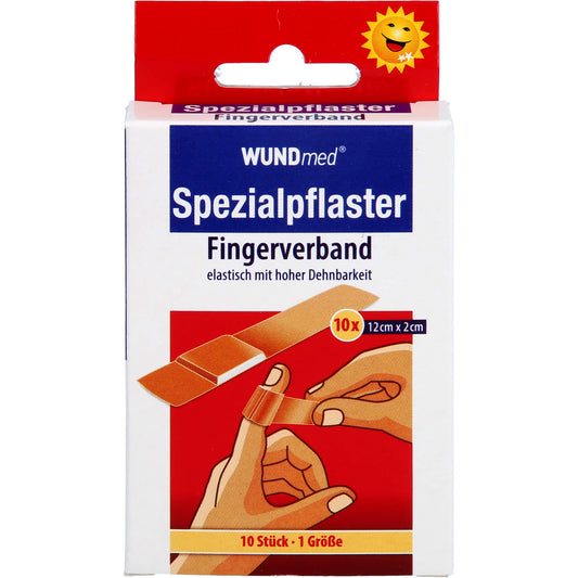 FINGERVERBAND Spezialpflaster 2x12 cm 10 St