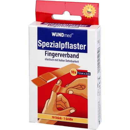 FINGERVERBAND Spezialpflaster 2x12 cm 10 St