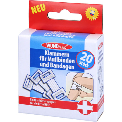 KLAMMERN f.Mulbinden+Bandagen 20 St