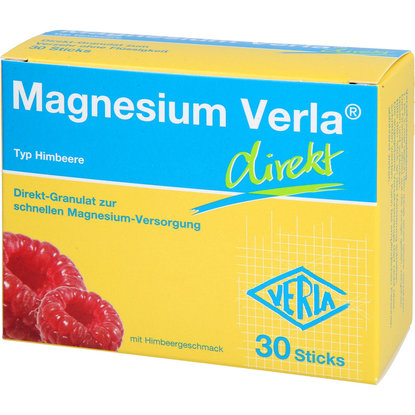 MAGNESIUM VERLA direkt Himbeere Granulat 30 St