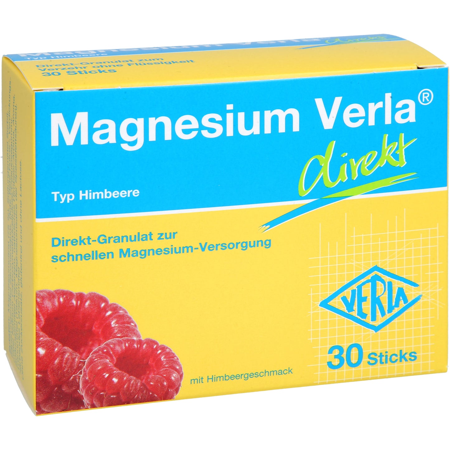 MAGNESIUM VERLA direkt Himbeere Granulat 30 St