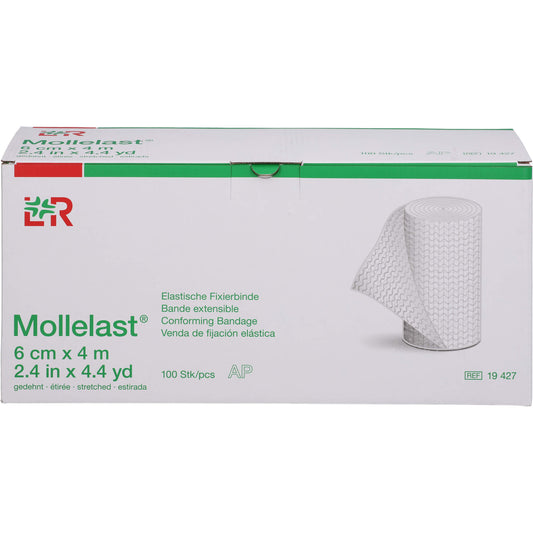 MOLLELAST Binden 6 cmx4 m weiß lose 100 St