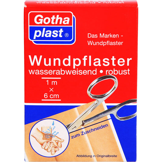 GOTHAPLAST Wundpfl.robust 6 cmx 1 m wasserabweis. 1 St