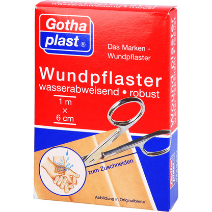 GOTHAPLAST Wundpfl.robust 6 cmx 1 m wasserabweis. 1 St
