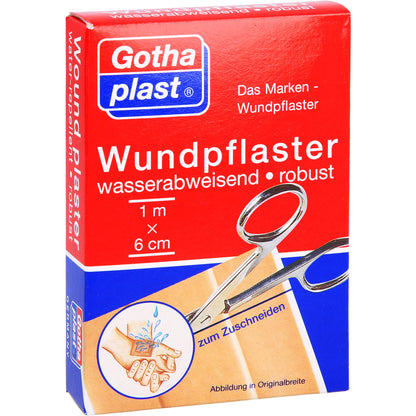 GOTHAPLAST Wundpfl.robust 6 cmx 1 m wasserabweis. 1 St