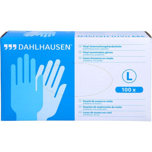 VINYL Handschuhe ungepudert Gr.L 100 St