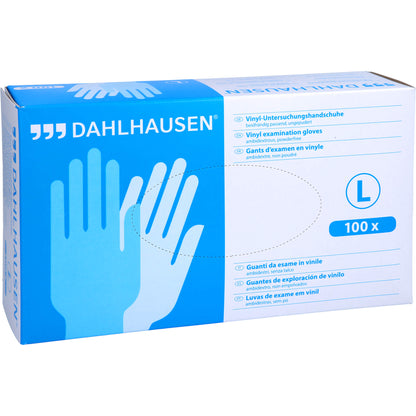 VINYL Handschuhe ungepudert Gr.L 100 St
