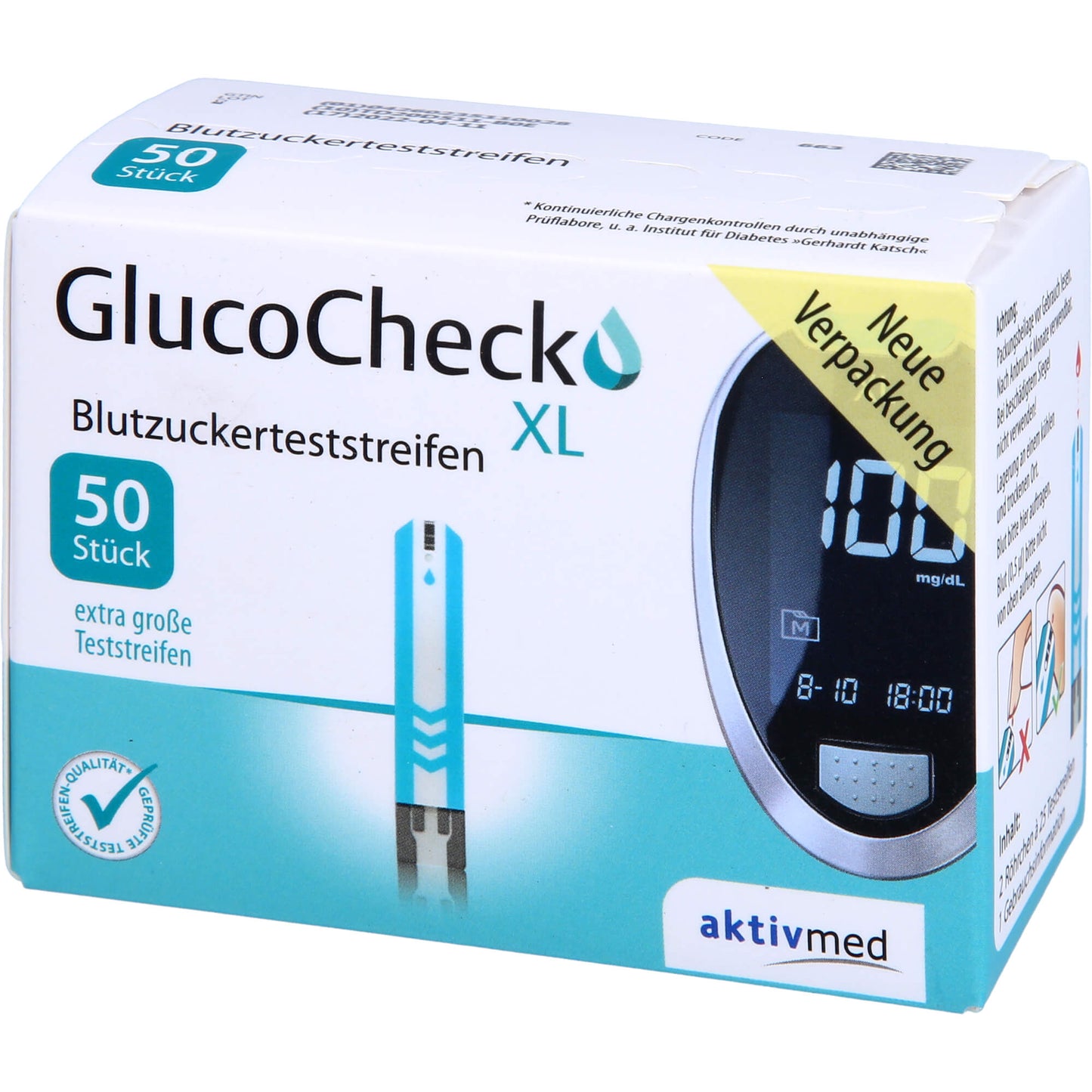 GLUCOCHECK XL Blutzuckerteststreifen 50 St