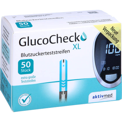GLUCOCHECK XL Blutzuckerteststreifen 50 St