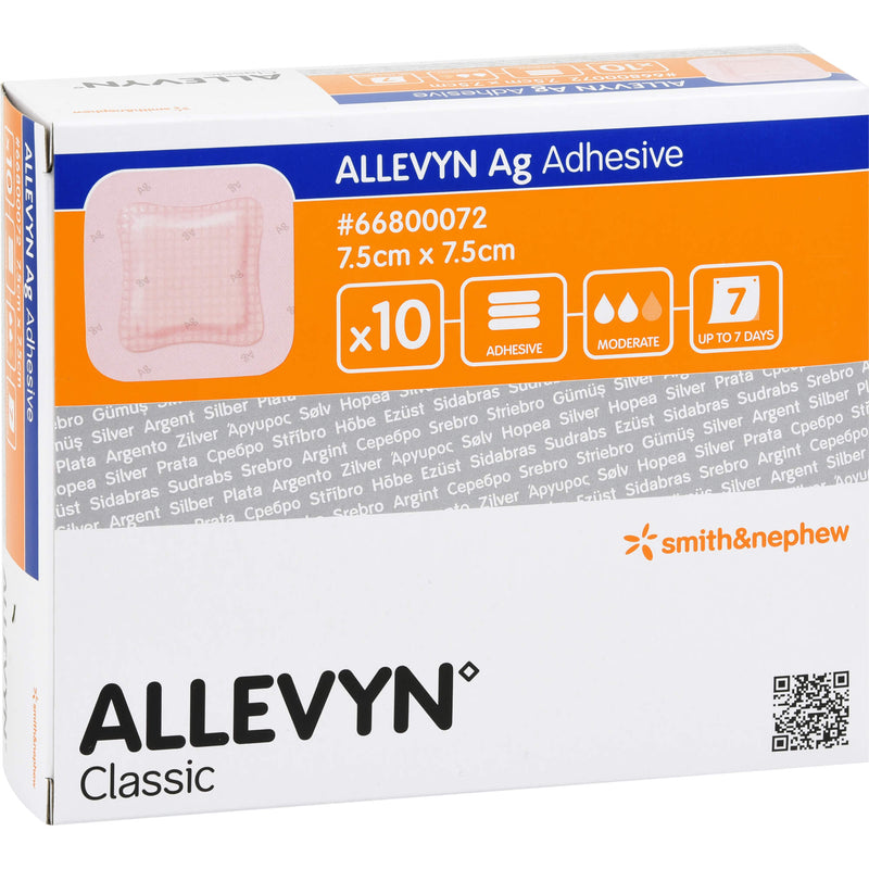 ALLEVYN AG ADHES 7.5X7.5CM 10 St